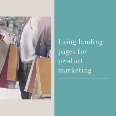 Landing pages for marketing