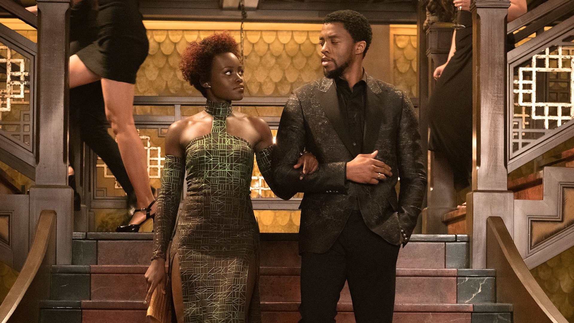 Black Panther's T'Challa and Nakia